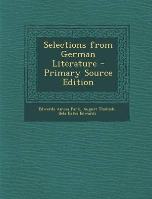 Book cover for Selections from German Literature