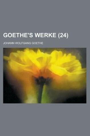 Cover of Goethe's Werke (24 )