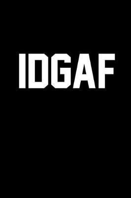 Book cover for Idgaf