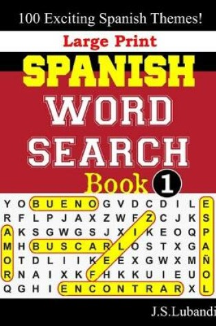 Cover of Large Print SPANISH WORD SEARCH Book;1