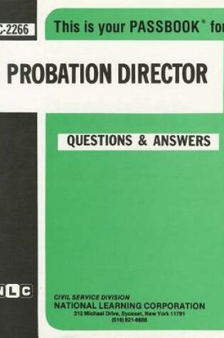 Cover of Probation Director