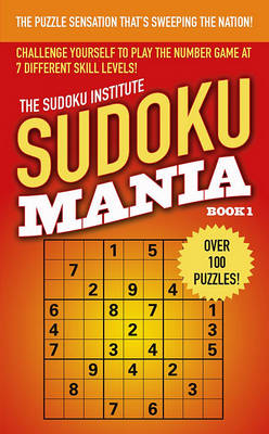 Book cover for Sudoku Mania #1 Puzzles 11 to 16