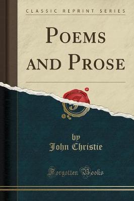 Book cover for Poems and Prose (Classic Reprint)