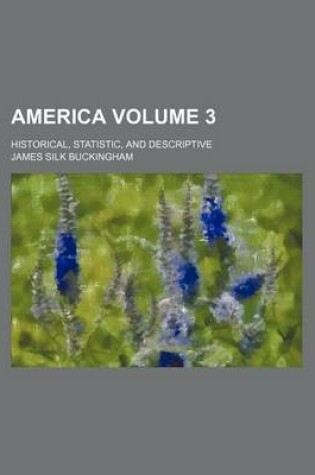 Cover of America Volume 3; Historical, Statistic, and Descriptive