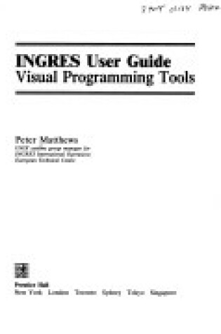 Cover of INGRES Users Guide