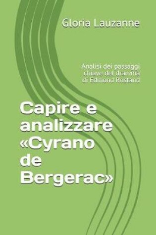 Cover of Capire e analizzare Cyrano de Bergerac