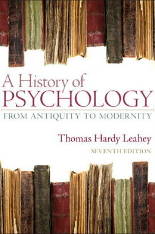 Cover of A History of Psychology