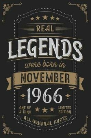 Cover of Real Legends were born in November 1966