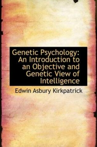 Cover of Genetic Psychology