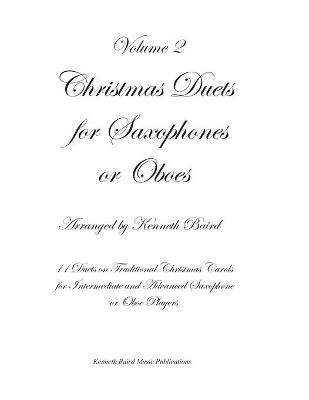 Cover of Christmas Duets for Saxophones or Oboes, Volume 2