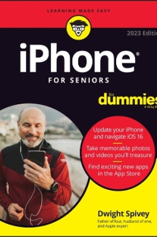 Cover of iPhone For Seniors For Dummies 2023 Edition