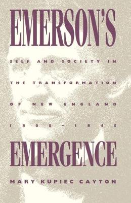 Book cover for Emerson's Emergence