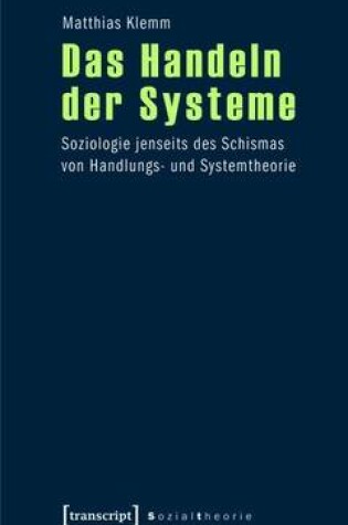 Cover of Das Handeln Der Systeme