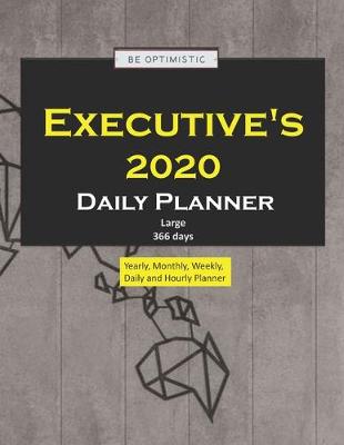 Book cover for Executive's Daily Planner 2020