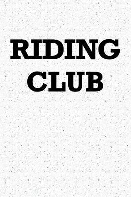 Book cover for Riding Club