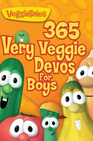 Cover of 365 Very Veggie Devos for Boys - Deluxe Edition Padded Hardcover
