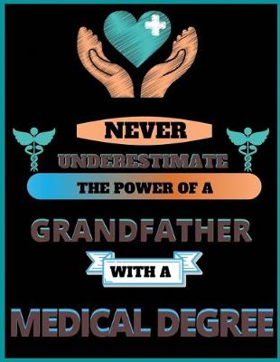 Book cover for Never underestimate the power of a grandfather with a medical degree