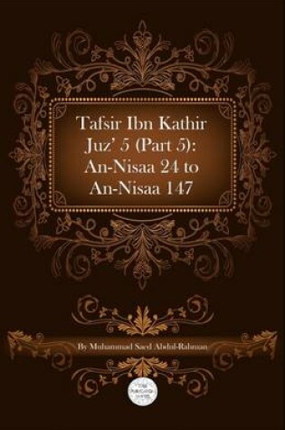 Cover of Tafsir Ibn Kathir Juz' 5 (Part 5)