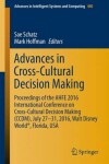 Book cover for Advances in Cross-Cultural Decision Making