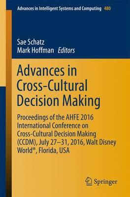 Cover of Advances in Cross-Cultural Decision Making