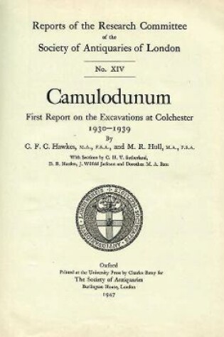 Cover of Camulodunum