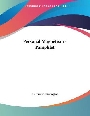 Book cover for Personal Magnetism - Pamphlet