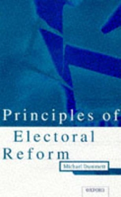 Book cover for Principles of Electoral Reform