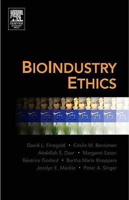 Book cover for Bioindustry Ethics