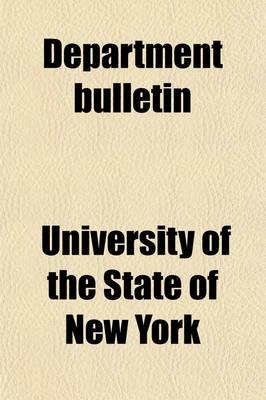 Book cover for Department Bulletin