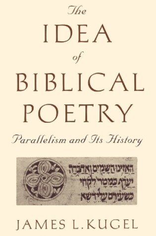 Cover of The Idea of Biblical Poetry