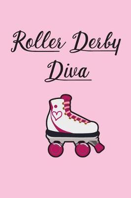 Book cover for Roller Derby Diva Graph Paper Math Notebook