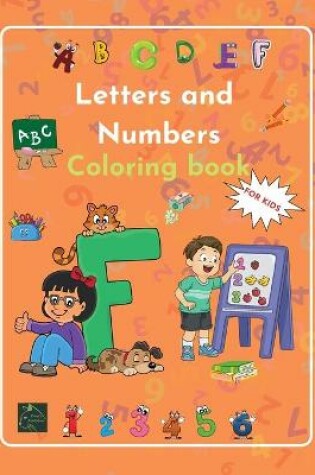 Cover of Letters and Numbers Coloring book