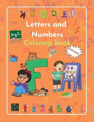 Book cover for Letters and Numbers Coloring book