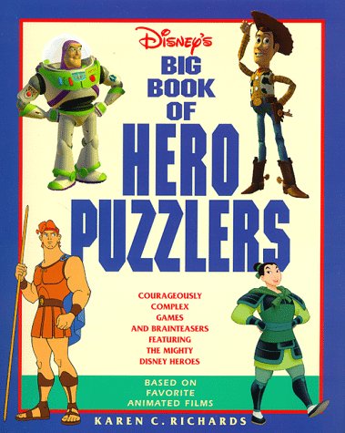 Book cover for Disney's Puzzlers Book of Heroes