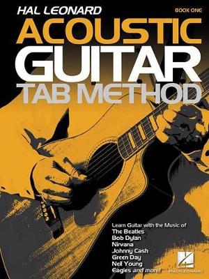 Book cover for Hal Leonard Acoustic Guitar Tab Method