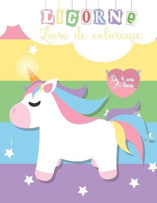 Book cover for Licorne livre de coloriage