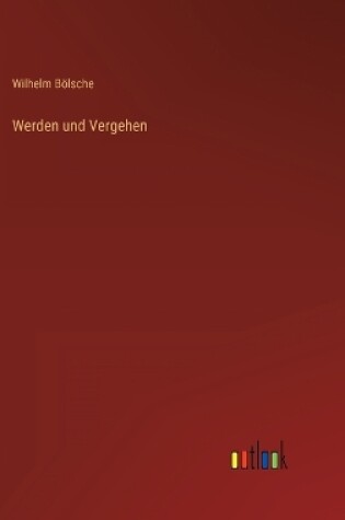 Cover of Werden und Vergehen