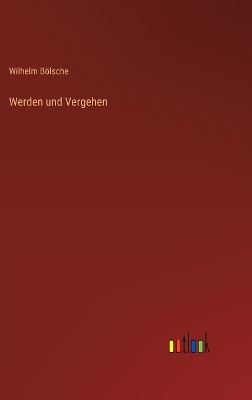 Book cover for Werden und Vergehen