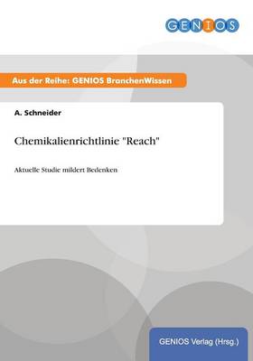 Book cover for Chemikalienrichtlinie "Reach"
