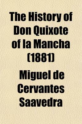 Book cover for The History of Don Quixote of La Mancha (1881)