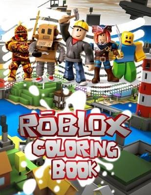 Book cover for Roblox Coloring Book