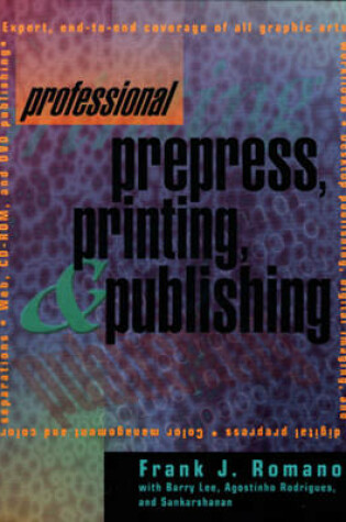 Cover of Professional Prepress, Printing, and Publishing