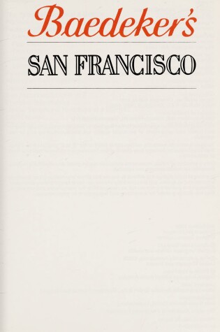 Cover of Baedkr San Fran