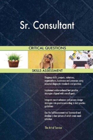 Cover of Sr. Consultant Critical Questions Skills Assessment