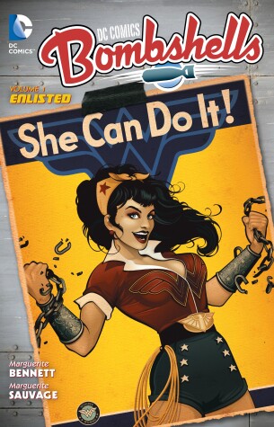 Book cover for DC Comics: Bombshells Vol. 1: Enlisted