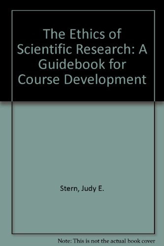 Book cover for The Ethics of Scientific Research