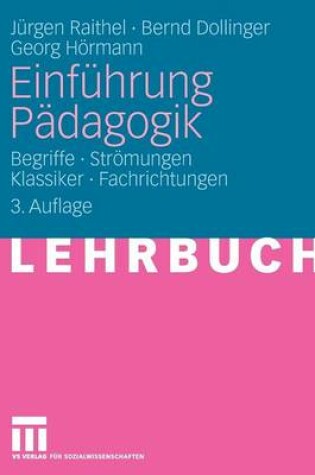 Cover of Einfuhrung Padagogik