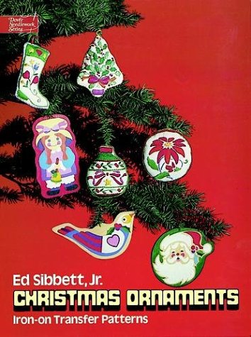 Book cover for Christmas Ornaments Iron-On Transfer Patterns