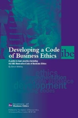 Cover of Developing a Code of Business Ethics