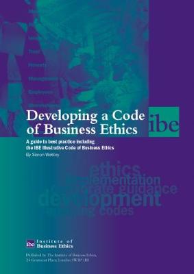 Book cover for Developing a Code of Business Ethics